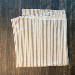 Copper Pearl Cream & Graphite Stripe Swaddle